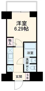 グランカーサさいたま新都心【6階】の間取り
