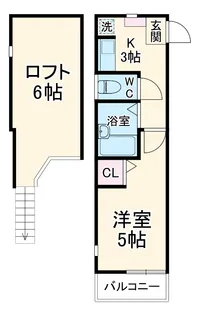 サフィール向ヶ丘【2階】の間取り
