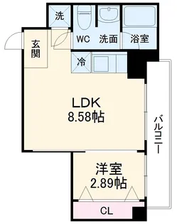 LEGIAN【2階】の間取り