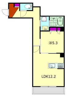 Lien栄町【1階】の間取り