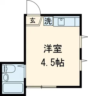 ライフピアキャピタル【101号室】の間取り