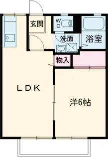 旭台アーバンハイツ D棟【1階】の間取り