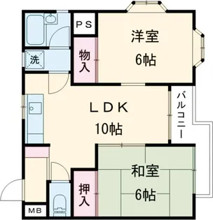漆原マンション【3階】の間取り