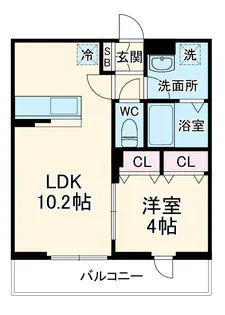 サン湘南海岸【2階】の間取り
