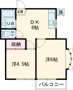 ベルプラザ尾山台【2階】の間取り