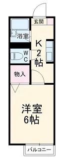 セフィラハイフィールド【B202号室】の間取り