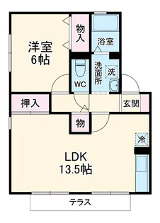 ボナール21 A【101号室】の間取り