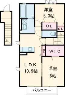 La.HAL学園の森【2階】の間取り
