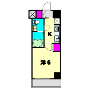 ラフィスタ川口【9階】の間取り
