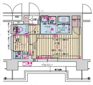 プレサンス東三国エンブレイス【3階】の間取り