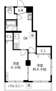 日新マンション【3階】の間取り