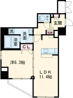 Gate127【5階】の間取り
