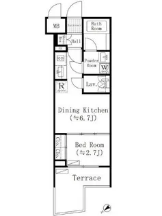シルク パークレーン【1階】の間取り