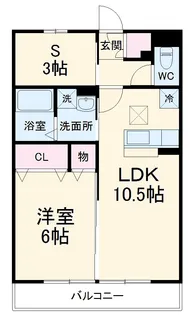リバーパーク蒲生 C【1階】の間取り