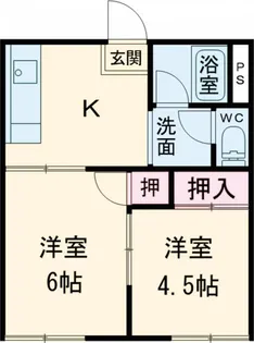 コーポ大塚【2階】の間取り