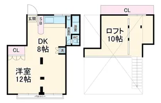 ランドハイツⅡ【2階】の間取り