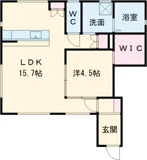 陽東メゾネットⅦ【1F号室】の間取り