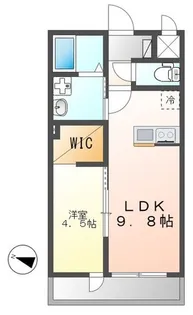 キルシュ・ブリュ−テA【2階】の間取り