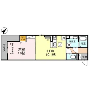 サンヴィラージュ【2階】の間取り