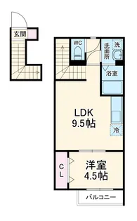 アムール雫【2階】の間取り