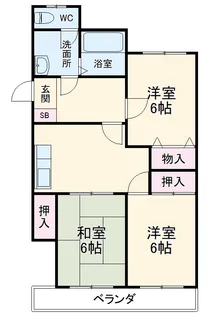 コーポヴィラ・アイ【1階】の間取り