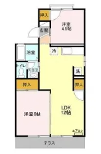 吉川タウンハウスⅡ【1階】の間取り