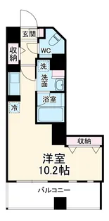 エムロード【101号室】の間取り