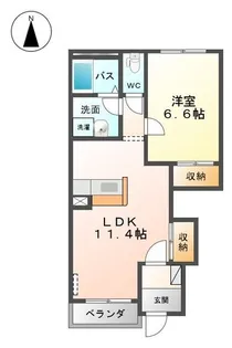 ジュエリー2nd【1階】の間取り