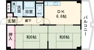 メゾンカルム【2階】の間取り