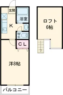 メゾン福重【103号室】の間取り