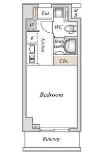 NA川崎南町【404号室】の間取り