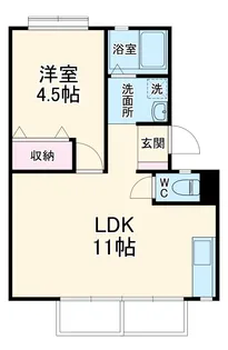コーポ岩田【2階】の間取り