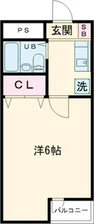 シャンブル東府中【3階】の間取り