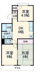 ハイツ相模【3階】の間取り