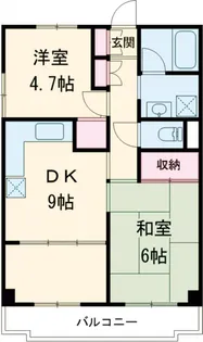 T‘s garden一橋学園【302号室】の間取り