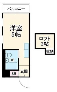 パンシオン中央林間【301号室】の間取り