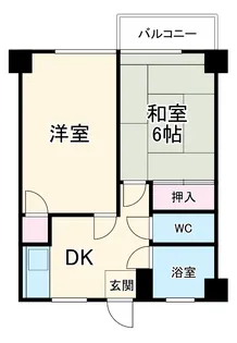 宝第一スカイハイツ【4階】の間取り