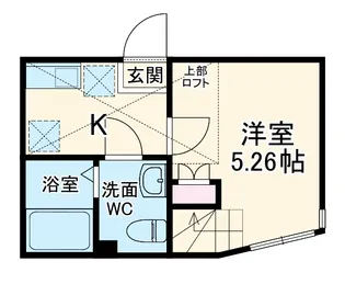 グランツ生田【2階】の間取り