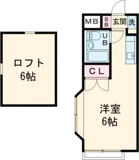 トラスト東玉川【2階】の間取り