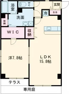 カトゥルス【1階】の間取り