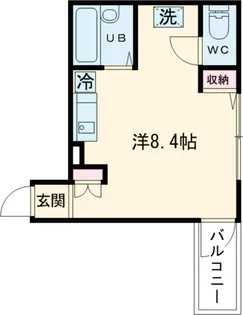 クリスタル・メゾン・ベガ【301号室】の間取り