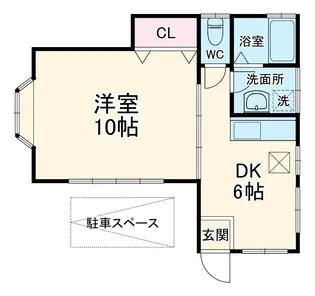 石原ハイツ【1階】の間取り