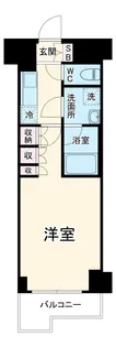 ルーブル武蔵新城六番館【6階】の間取り
