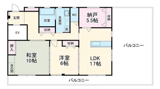 ピアグレイス【3F号室】の間取り