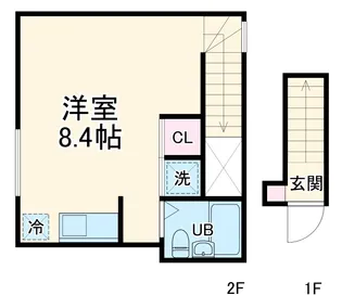 カーサアッカ 【D号室】の間取り