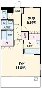 ストラーダⅡ【2階】の間取り