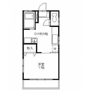 ニュー清住A【4階】の間取り