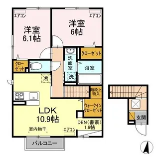 マルム A【2階】の間取り
