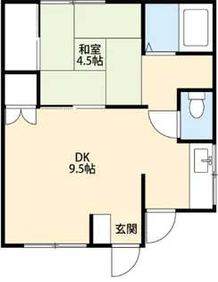 木村ビル【1階】の間取り