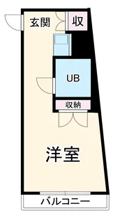 ルミナス行徳【407号室】の間取り